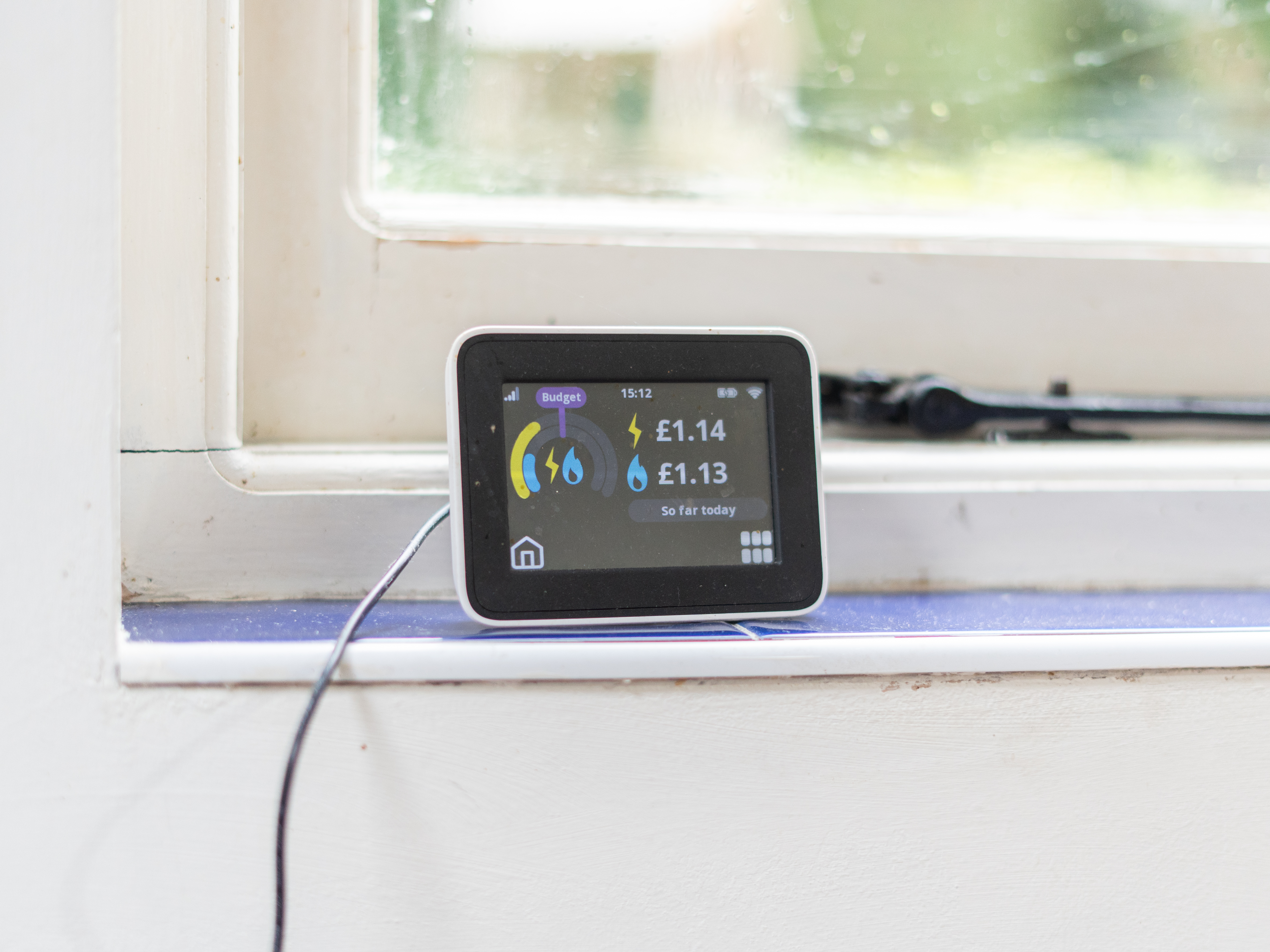 an in-home display screen